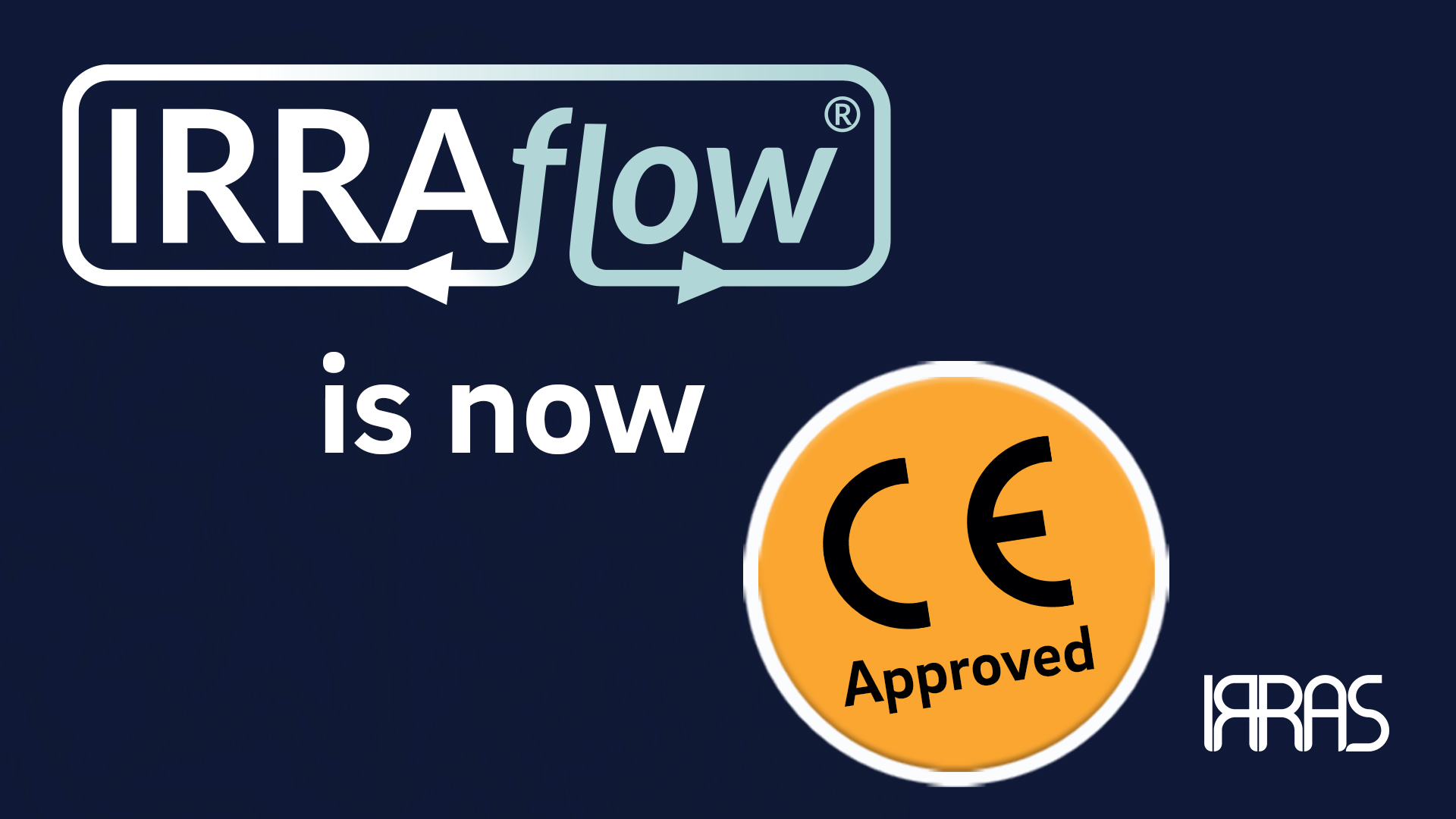 16_9 Ratio - IRRAflow_Now CE Mark Approved