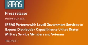 Press Release – IRRAS Partners with Lovell Government Services thumb